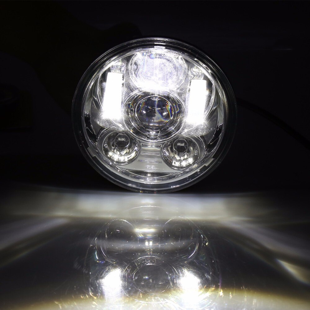 5.75 inch Projection LED Light Bulb Headlight 5 3/4" LED Head lamp For Harley Motorcycle