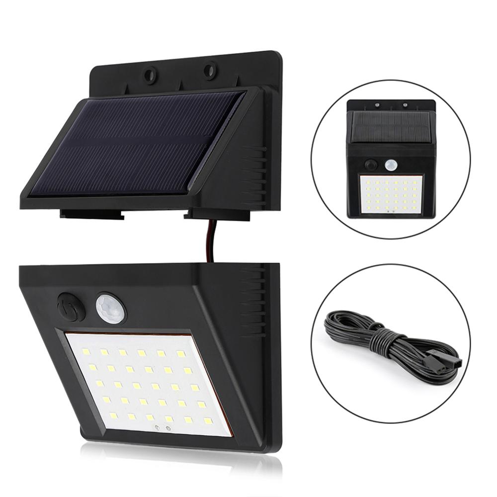 Solar energy light indoor night lighting LED lamp exterior Solar panel for Home garden Street Yard Path separable