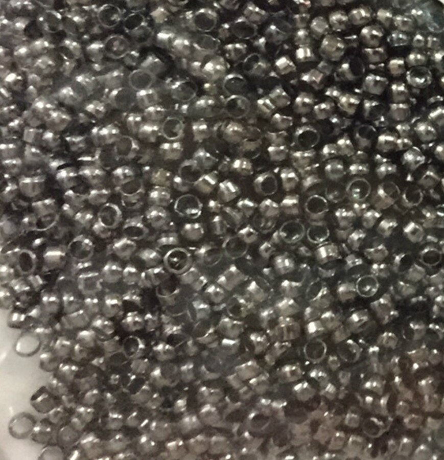 500pcs 2.5mm Stainless Steel Round Beads Crimp End Bead For Diy Jewelry Findings And Components rhodium silver