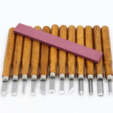 12x Wood Clay Carving Shaping Engraving Hand Tool Cutter Set Woodworking Crafts