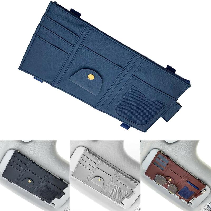 Universal Car Auto Visor Organizer Holder Case for Card Glasses Car Accessories Sun Visor Multifunctional Storag Bag