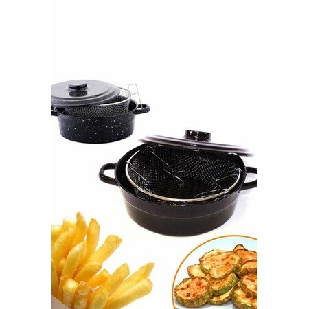 Essan de fuego y no-Stick freidora Fry olla