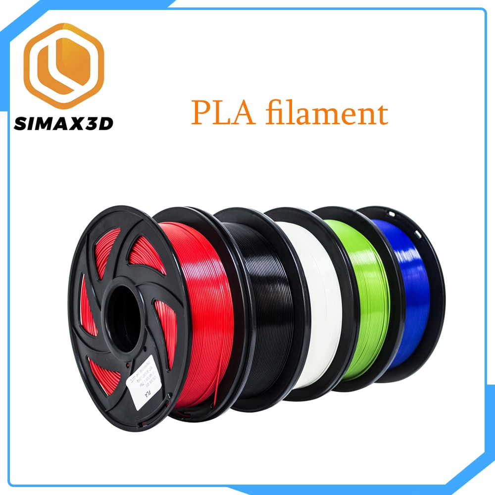 SIMAX3D 1.75mm PLA filament consumables 3D printer parts extruded plastic spool mpressora with all biodegradable resin