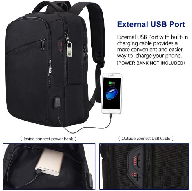 Chuwanglin anti-roubo mochila portátil sacos de negócios esportes viagem mochila durável kit computador mochila f70802