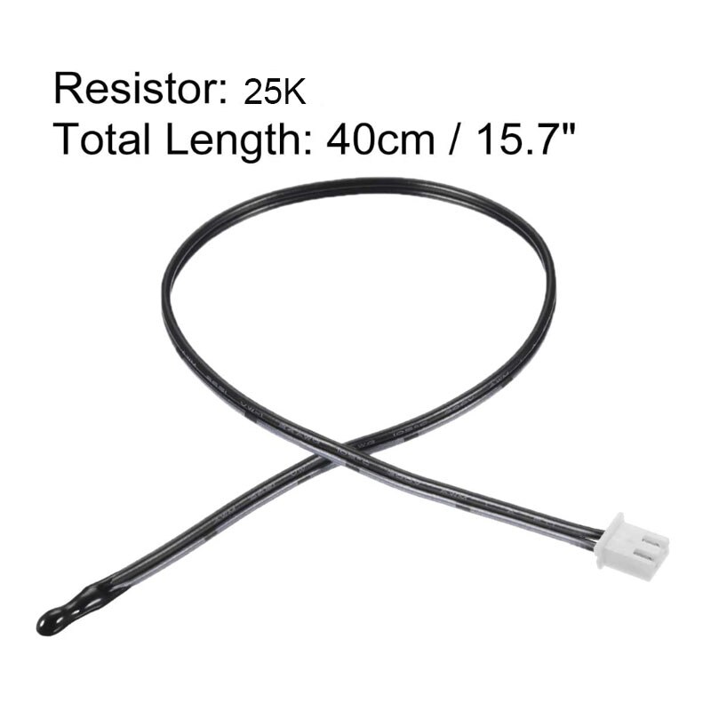 Sonda Termistor NTC de 100 pulgadas, Sensor de temperatura sensible a la temperatura epoxi para aire acondicionado, 5K, 10K, 15K, 20K, 25K, 50K, 15,7 K, 20 Uds.: 25K 20Pcs