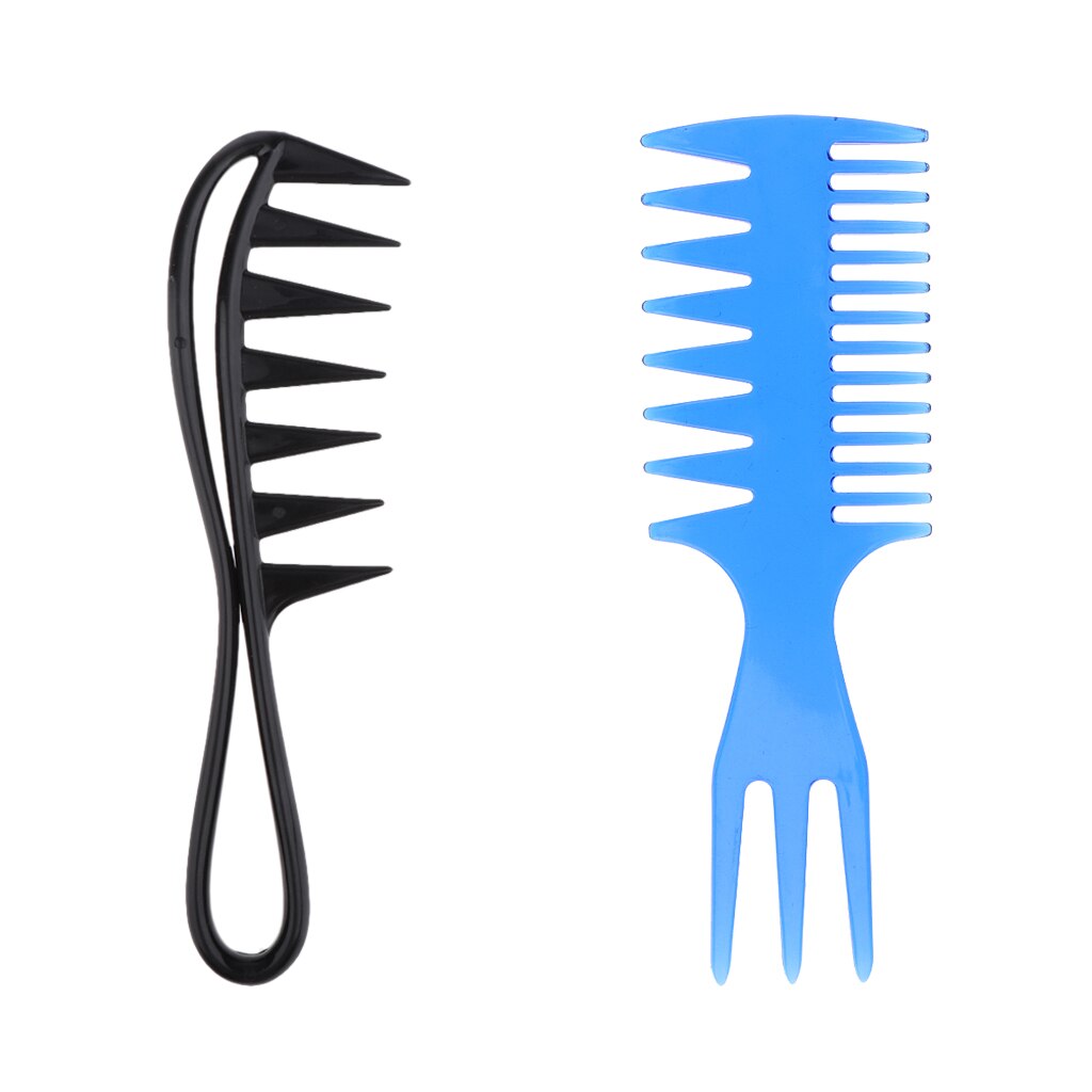 2pcs Stylists Hair Comb for Slicked-back,Undercut,Mohawk,,Bowl Cut,Quiff
