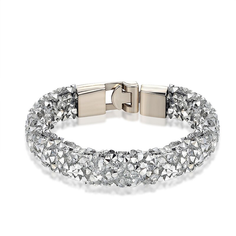 Janeyacy 10 Kleur Armband & Dames Armband Strass Armband Lady Charm Persoonlijkheid Pulsera mujer: TZ146