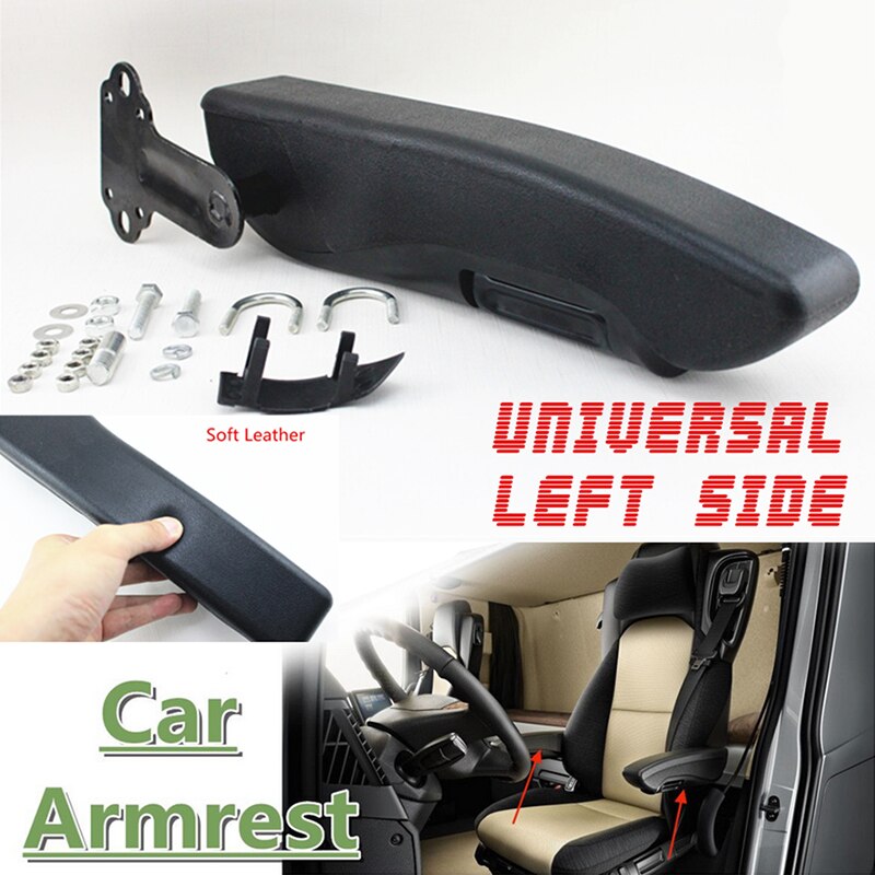 1x ( venstre side) justerbar midterarmlæn konsol læder autostol armlæn