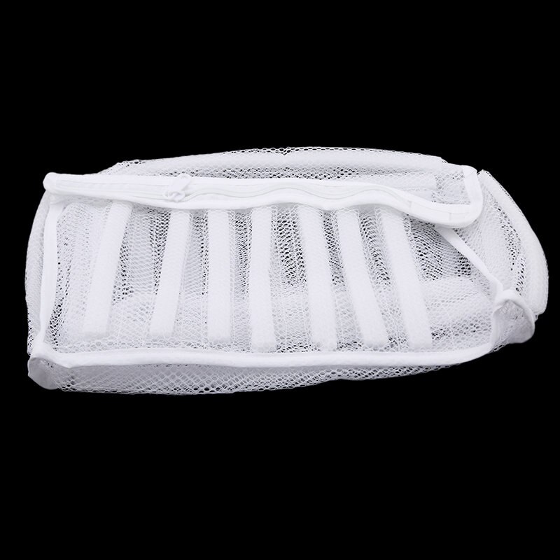 Filet à linge rembourré blanc, sac de lavage pour la protection des chaussures dans la Machine à laver, sac de lavage et de séchage des chaussures,