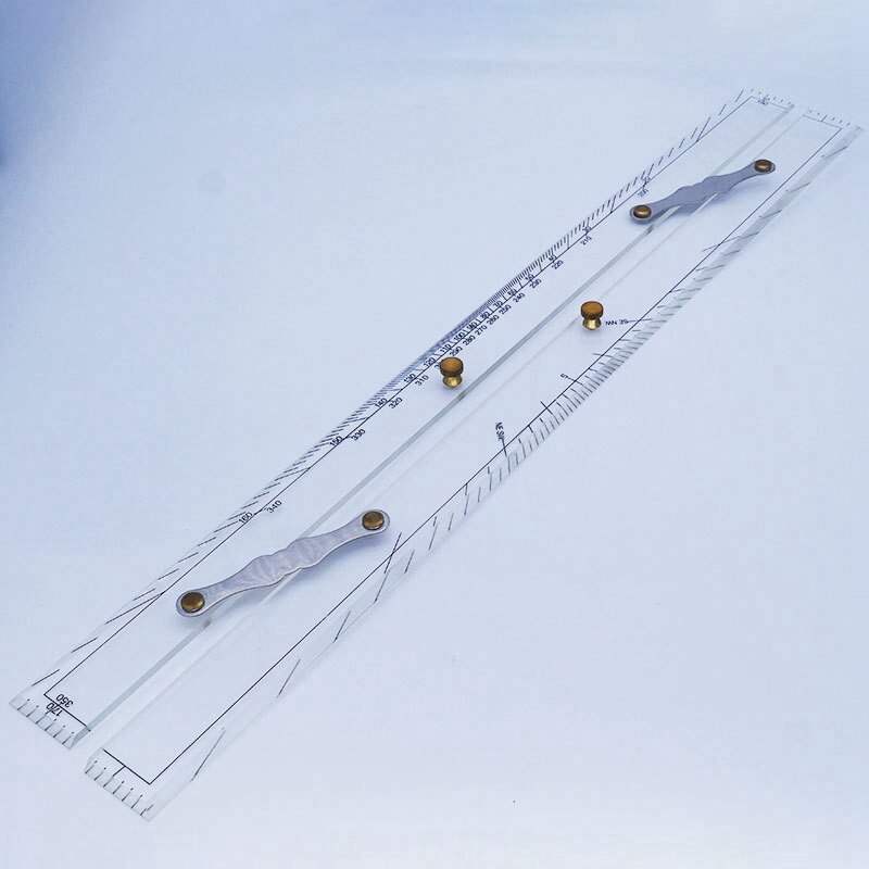 Marine Ruler Parallel Ruler Nautical Charts Parallel Ruler Mapping Points to Pull Parallel Ruler 450MM
