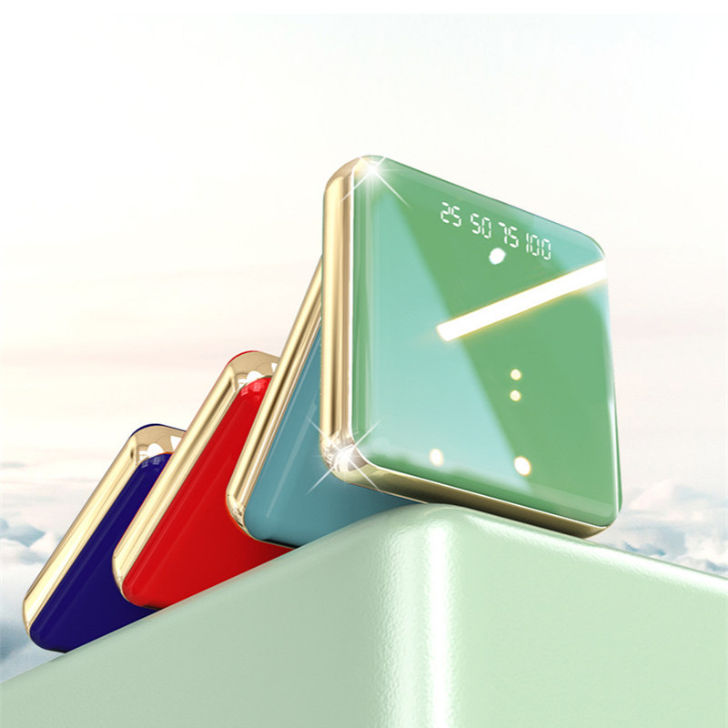 50000mah mini power bank de uma maneira de carregamento rápido ao ar livre equitação bateria externa com dupla usb 2 lanterna portátil power bank