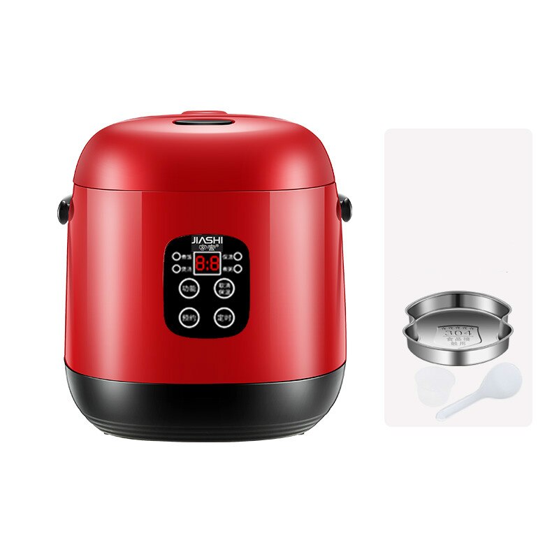 Home genuine mini small electric rice cooker 1.2L old smart single dormitory 1-2 people electric rice cooker home: red