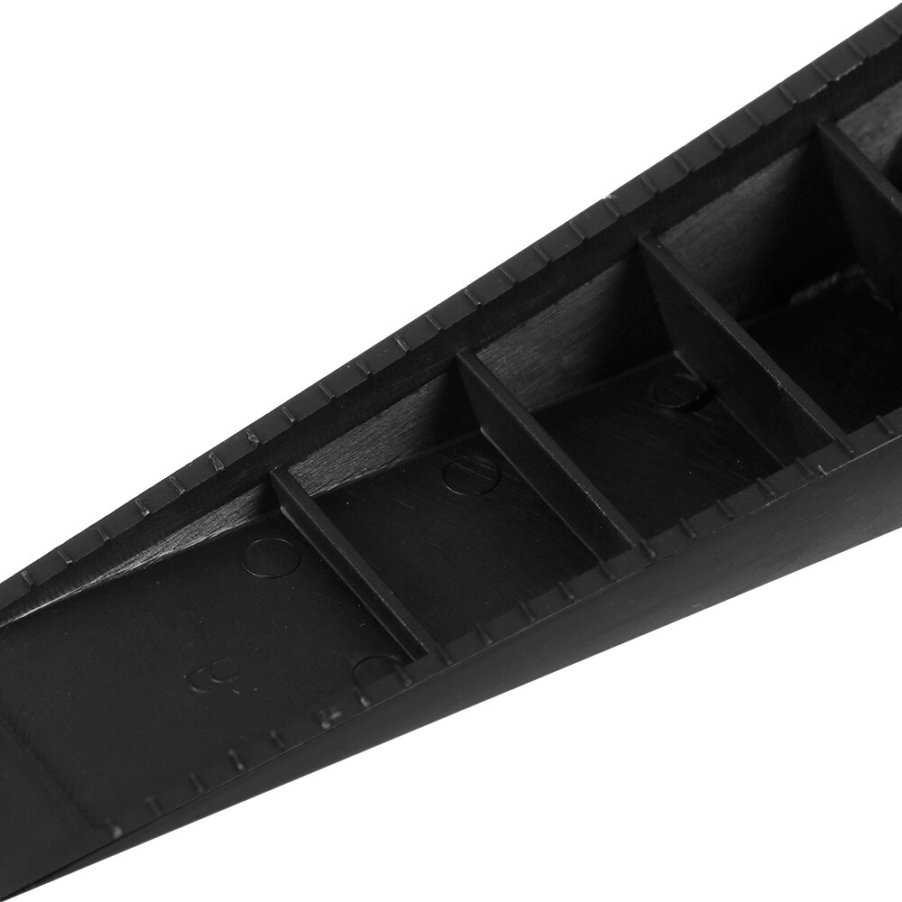5PCS Door Wedge Shaped Plastic Door Stops Non-Slip Black Door Buffers for Office Home Baby Safe Floor Door Stopper