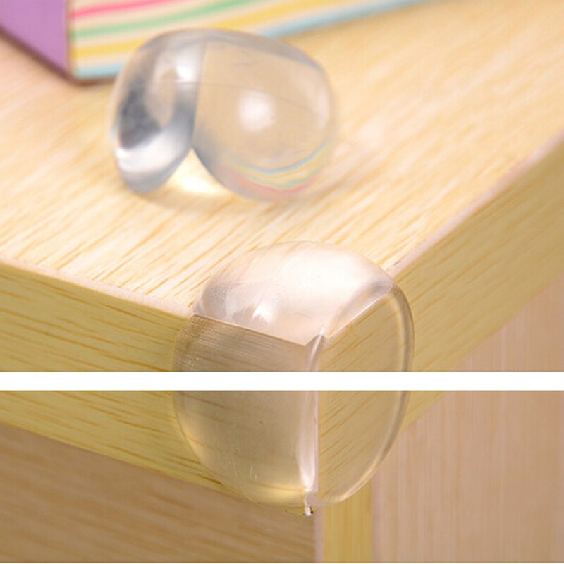12pcs Child Baby Safety Silicone Protector Table Corner Transparent Children Anticollision Edge Protection Corner Guards
