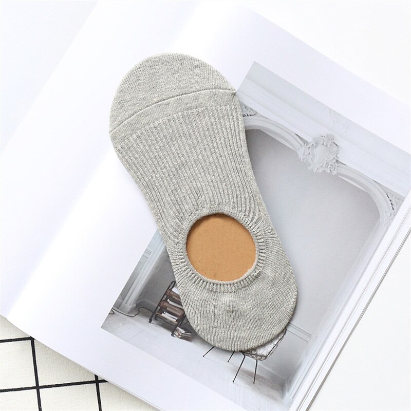 Women Sports Socks Spring Summer Breathable Female Solid Comfortable Cotton Casual Camping Hiking Outdoor Sock: grey 1