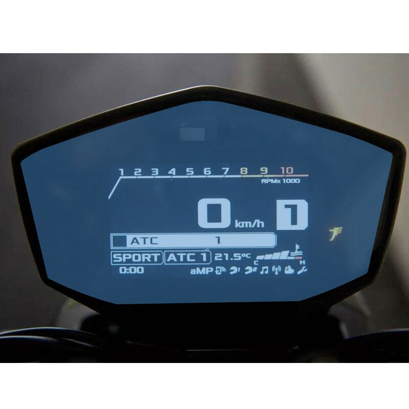 Motorcykel instrumentbræt instrument speedometer beskytter filmskærm klistermærke passer til aprilia rsv 4 shiver dorsoduro 900