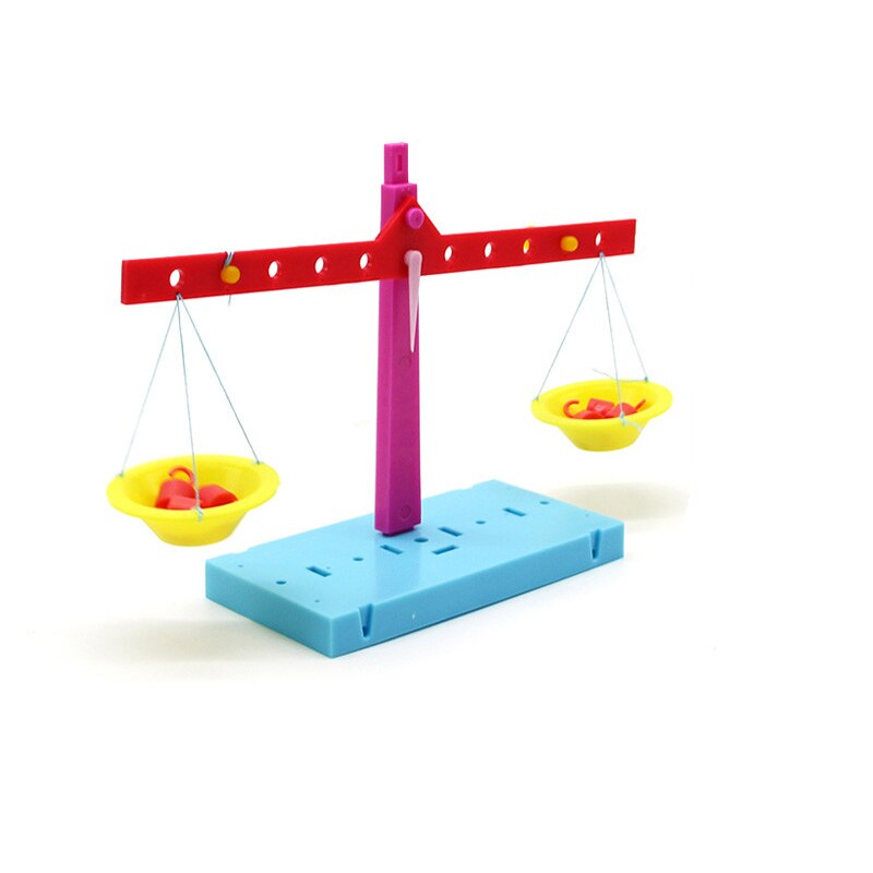 plastic Educational Lever principle balance scale experiments DIY material Physics Teaching for kids Students