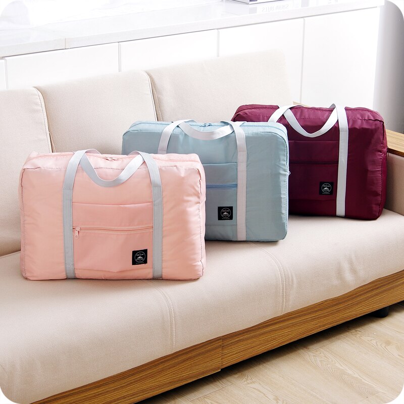 Travel Bag Large Capacity Men Hand Luggage Travel Duffle Bags Nylon Weekend Bags Multifunctional Women Travel Bags 4 Colors