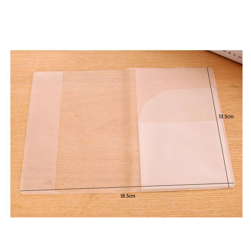 Transparent Frosted Passport Holder Travel Waterproof PVC Passport Cover ID Card Holder Wallet Business Credit Card Holder