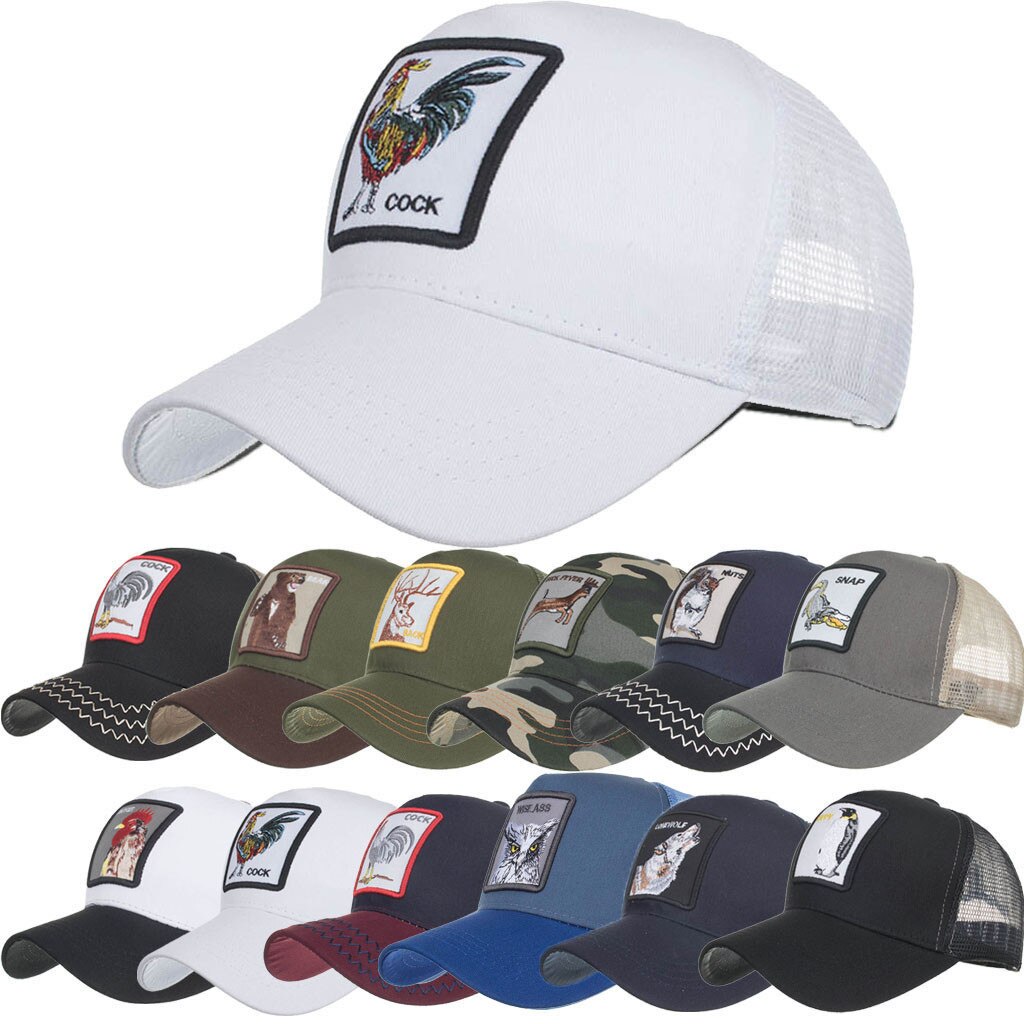 Unisex Gorra de béisbol animales bordado gorras de béisbol gorro de Hip Hop verano sombreros de Sun Gorra de Baseball Hombre Petjes Mannen #30