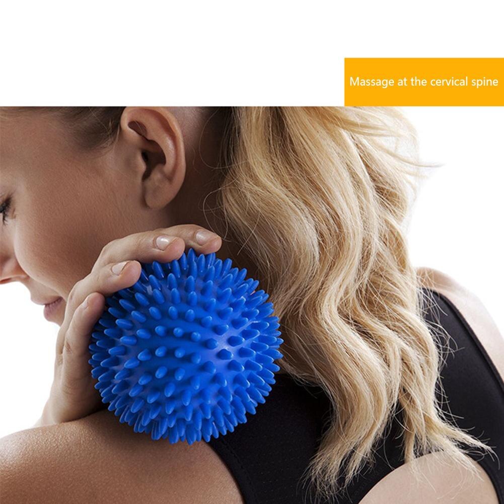 7.5Cm Spiky Trigger Punt Spiky Massage Bal Roller Soft Reflexologie Stress Relief Pijn Verlichten Voor Hand Voet Arm Nek terug Body