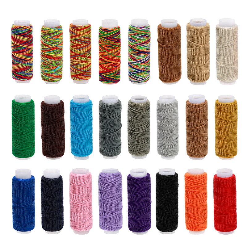 24 colors 203 denim thread, polyester sewing thread, pagoda thread, manual thread combination