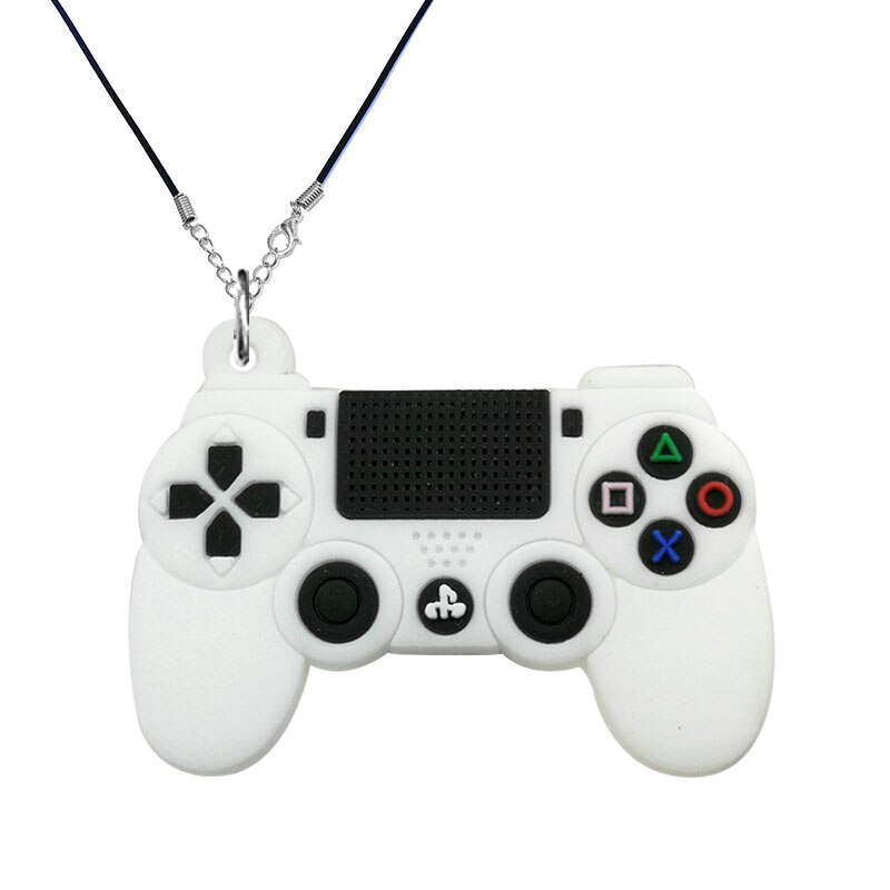 1 pz PVC 2021 collana di moda gioco maniglia collane di cartone animato simpatico Gamepad joystick serie corda catena da uomo regalo Souvenir: 7660-09