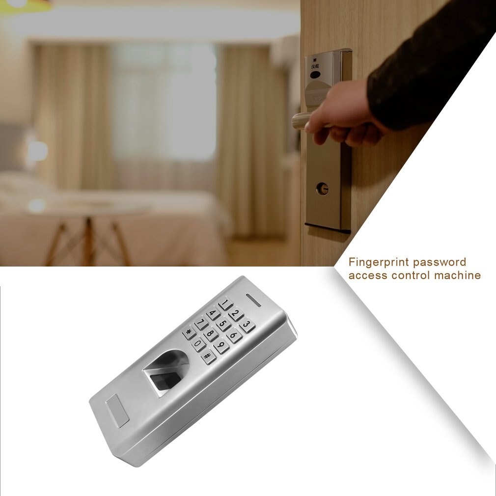Fingerprint Password Key Lock Access Control Standalone Machine Biometric Electronic Door Lock Reader Scanner System