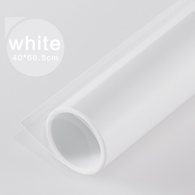 Seamless green Background small size Frosted PVC 40*66.5 cm Waterproof backdrop Cloth for Photo Studio: White Dual Sides