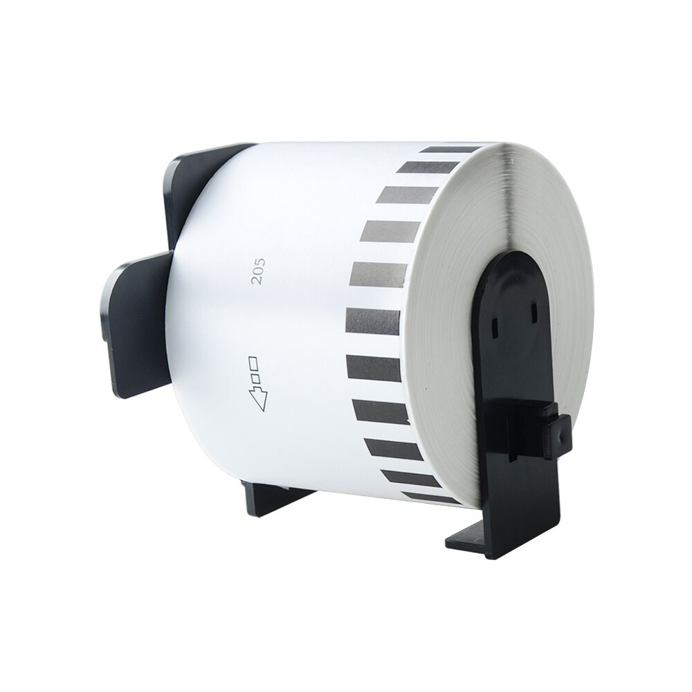AOMYA 2 Rolls Label tape DK-22205 Label 62mm*30.48m 22205/DK2205 for Brother Transferable rubber/paper