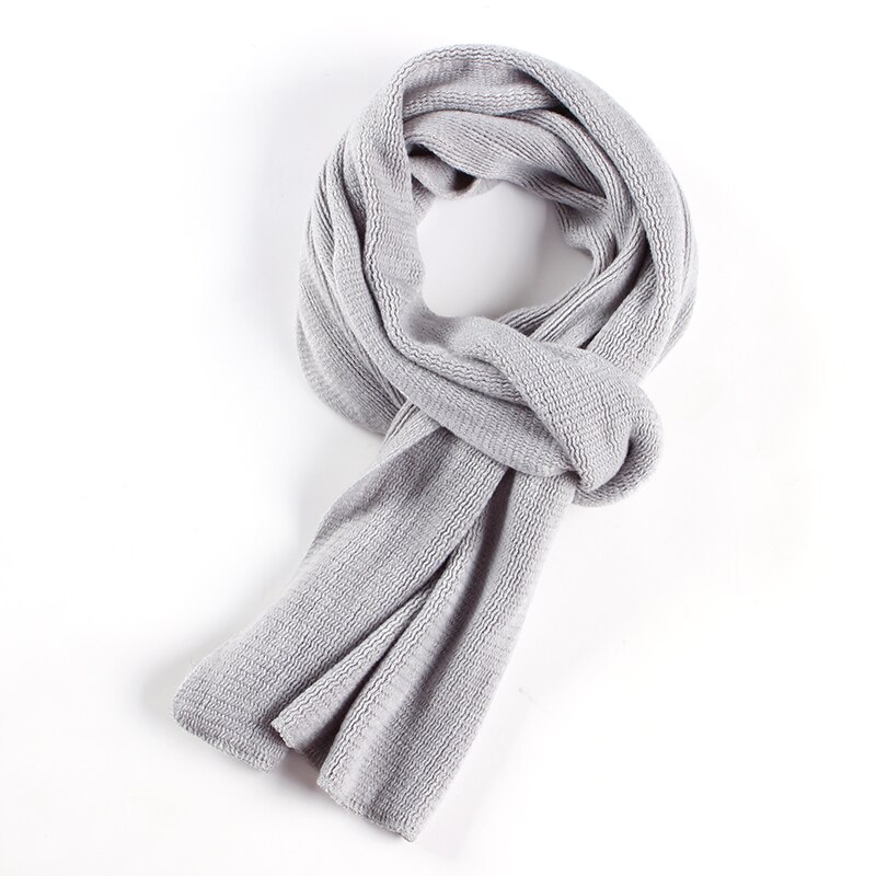 Mænd tørklæde strikket solide kashmir halstørklæder pashmina sjaler wrap kvinder foulard uld tørklæder vinter varm bufanda
