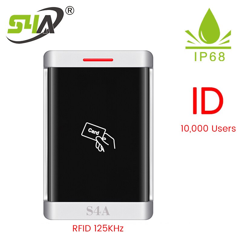 IP68 Waterproof Metal Rfid Access Control With 10000 Users + Key Fobs For RFID Door Access Control System EM or MF: MT60 ID