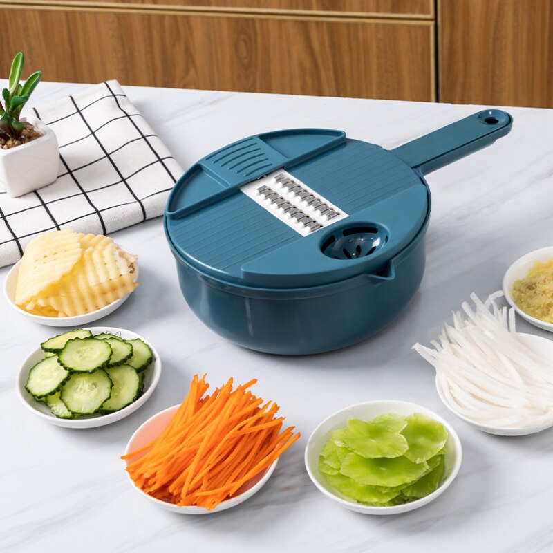 Multifunctional slicer Shredder dicing machine vegetable cutter kitchen household shredder shredded potato grater Kitchen Gadget