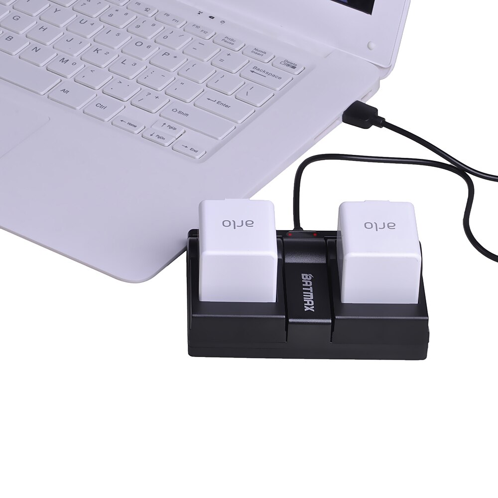 Batmax usb tokanals opladerstation til arlo sikkerhedslys arlo pro smart home kameraer arlo pro 2 arlo go batterier