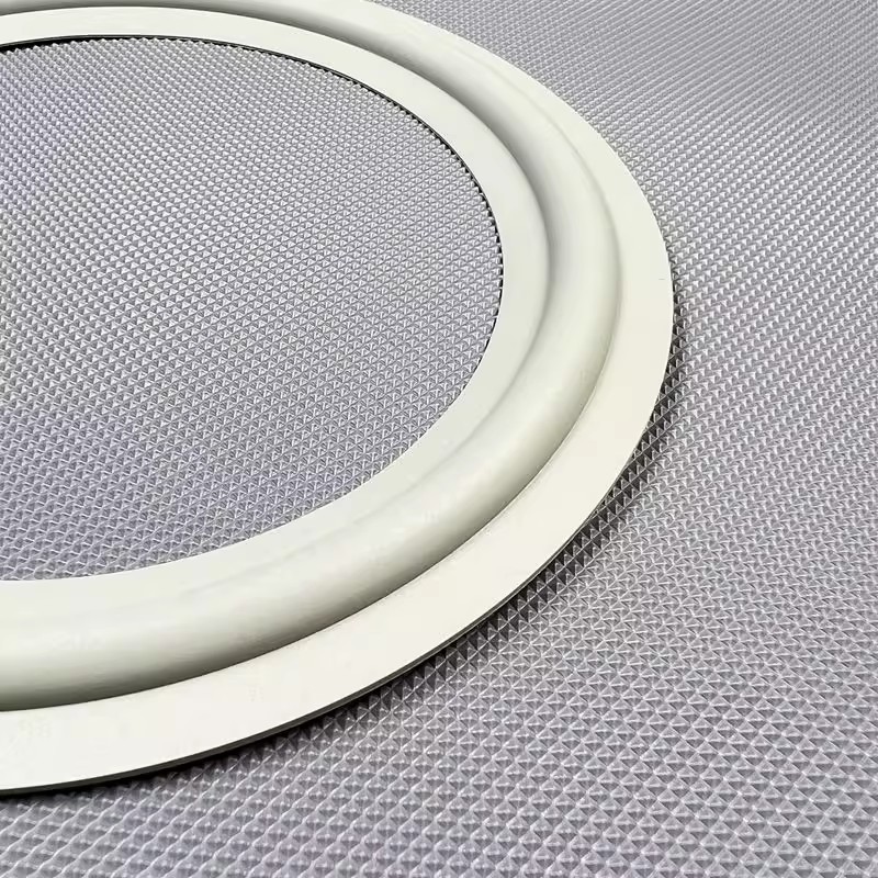 2x6,5"/7"/8" calowy głośnik gumowy składany pierścień krawędziowy naprawa głośnika niskotonowego boczne koło otaczać części zamienne 153mm-195mm/6,02"-7,68"