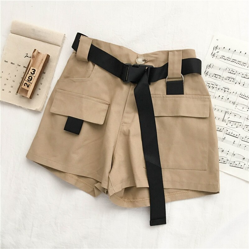 SLJYM Zwarte Cargo Broek Dames Streetwear - Kant Patchwork Wijde Pijpen Baggy Broek Zomer Harajuku