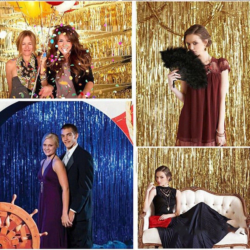 Gordijn kwast bruiloft regengordijn decoratie voor verjaardag feestdecoratie kerstdecoratie thuis jaar kerst lay-out