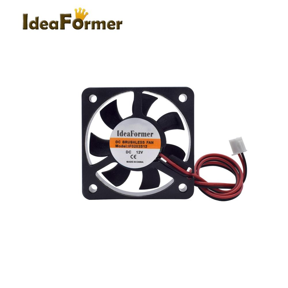 1PC 3D Printer Cooling fan 2510 3010 4010 5010 6015 mm With 2Pin Dupont Wire Cooler Multiple options DC 5 12 24V Cooling Fan