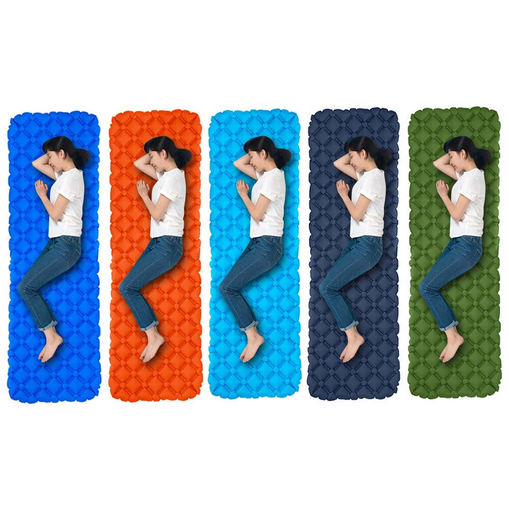 Camping Air Mat Inflatable Tent Hiking Trekking Portable Travel Sleeping Pads Travel Folding Bed Sleeping Pad