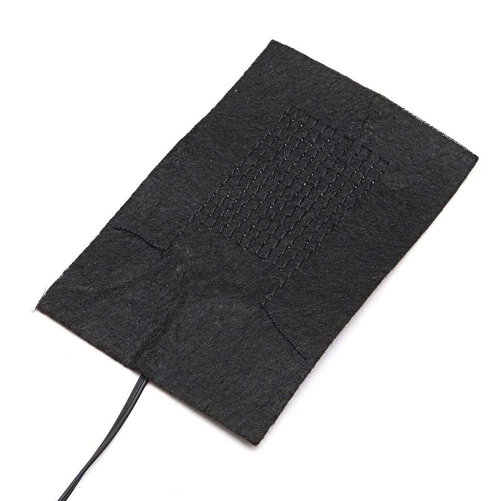 6-in-1 USB Electric Clothes Heating Pad Carbon Fiber Heated Pad with Adjustable Third Gear Mat Sheet Heater For Warm Women Men