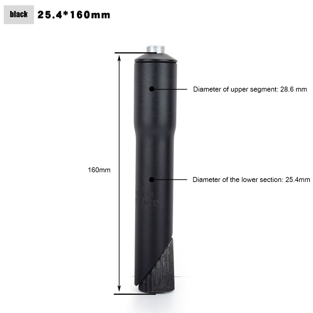 Manubrio della bici attacco manubrio in lega di alluminio riser salita su estensore 22.2mm 25.4mm estensione teste su adattatore per bicicletta parti per ciclismo: A.25.4mm