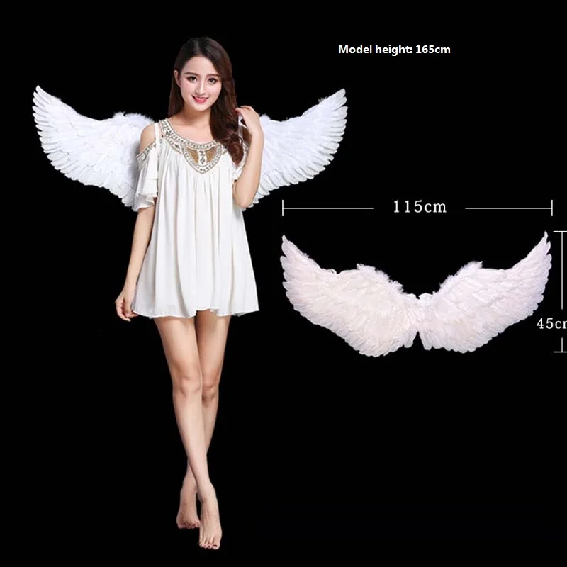 Princess Women Kids LED Glow Light Angel Feather Wing Fairy Girls Props Party Costume Wedding Decoration Christmas Halloween