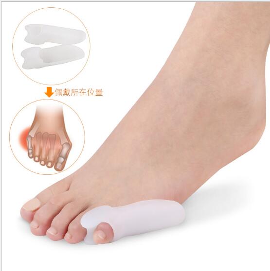 1 paar voetverzorging speciale hallux valgus bicycli duim orthopedische beugels om dagelijks siliconen teen kleine bone voetverzorging