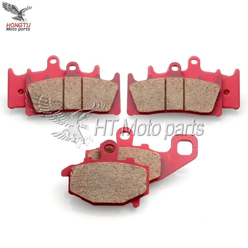 Moottoripyörän keramiikka etu/taka jarrupalat kawasaki ninja zx -6r zx6r zx600 1998-2002 zx-9r zx9r 1996-2001 zzr 600 zzr 600