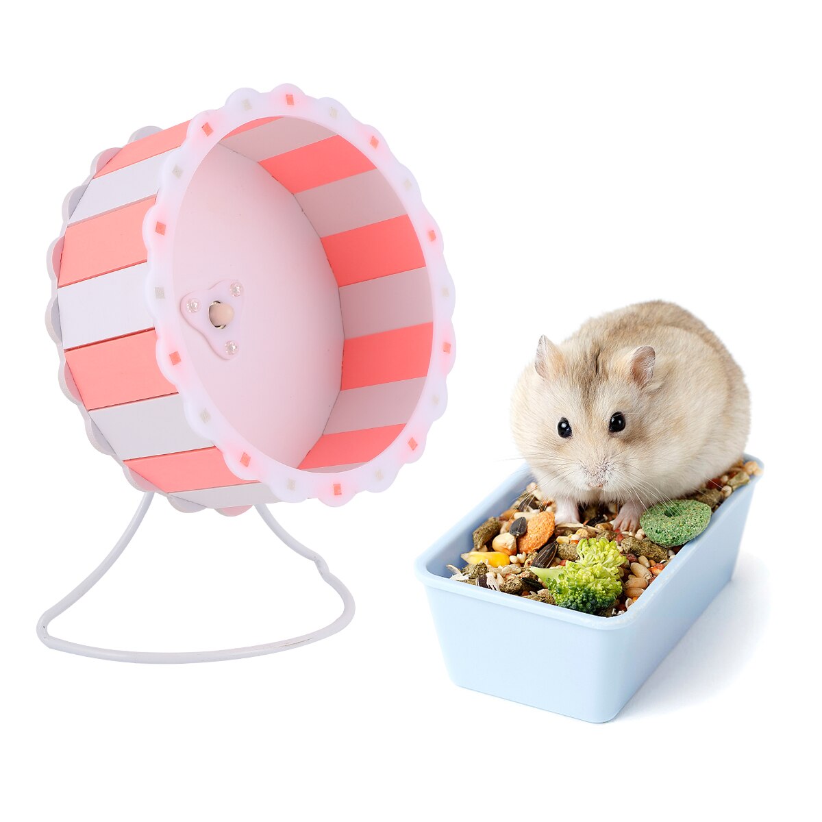 Hamster Wheel Toy Plastic Pet Exercise Running Wheel Silent Device