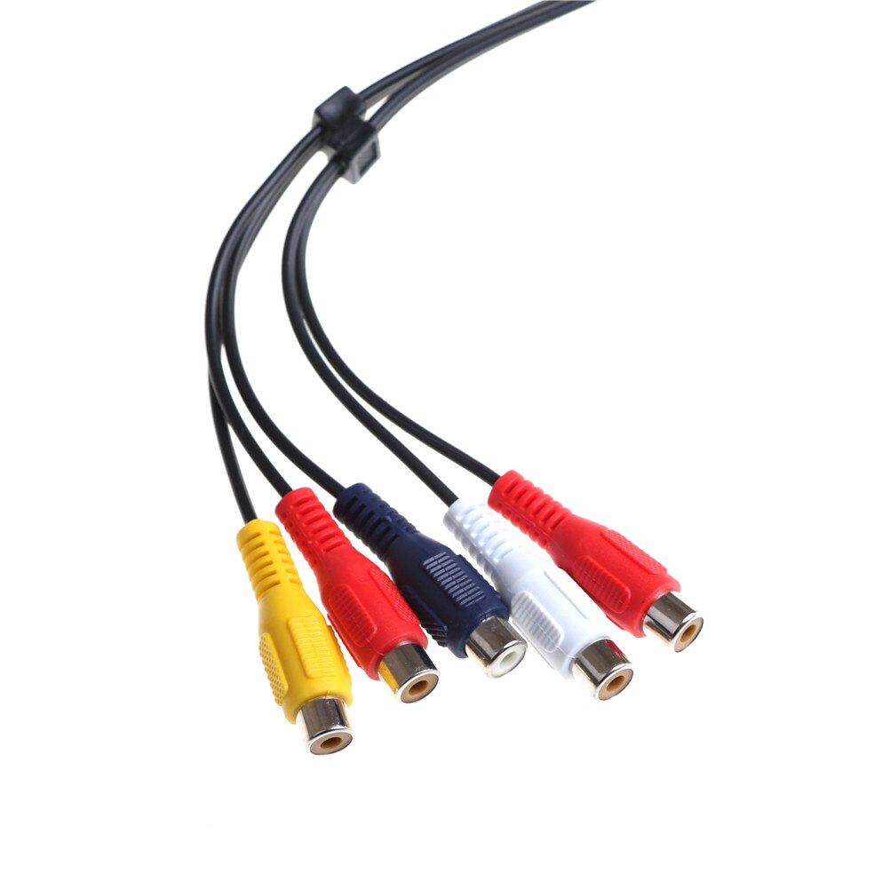 Voor Samsung Led Lcd Tv BN3901154W BN39-01154W 20 Cm 5RCA Audio Video Av Component Adapter Cable3.5mm + 2.5 Mm
