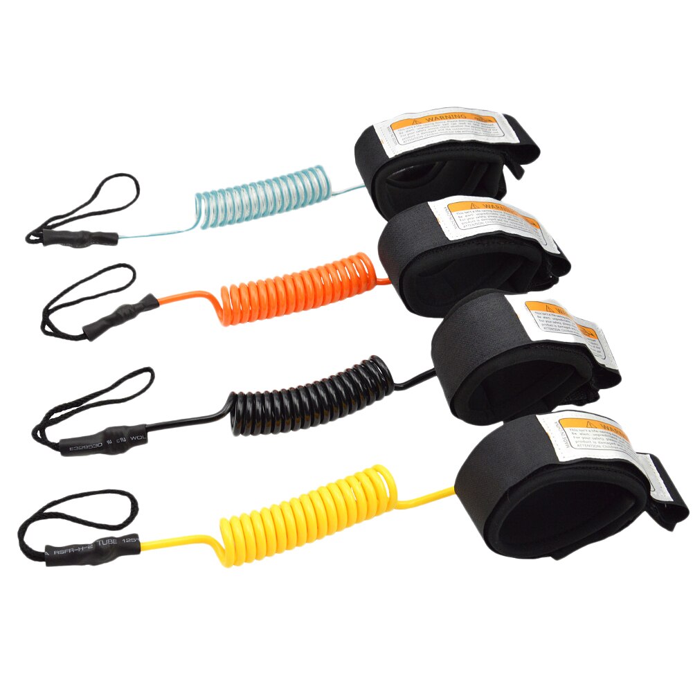 Laisse de cheville pour planche de Surf 55.5CM, élastique enroulé, planche de Paddle, corde de jambe, planche de Surf, sangles de sécurité
