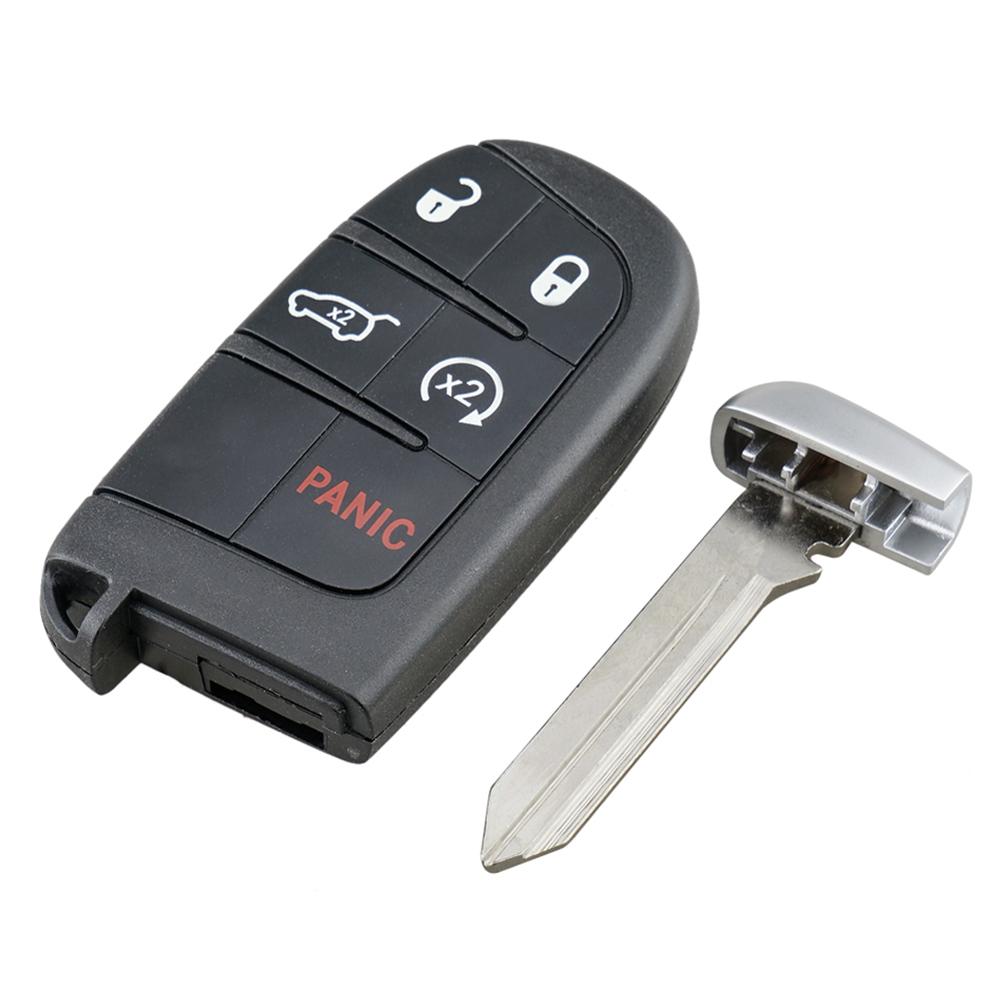 Keyless Flip Smart Car Remote Key Fob For Dodge Charger M3N40821302 433 MHz Smart Remote Key Fob Car Styling Accessories