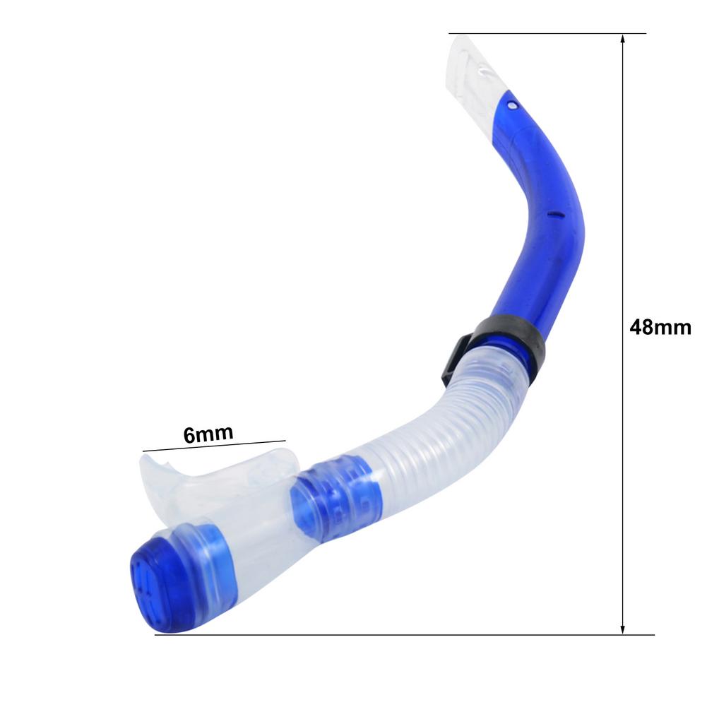 PVC Snorkel Dry Breathing Tube Underwater Water Sports Swimming Diving Snorkeling Adults Swim Pool Air Tube