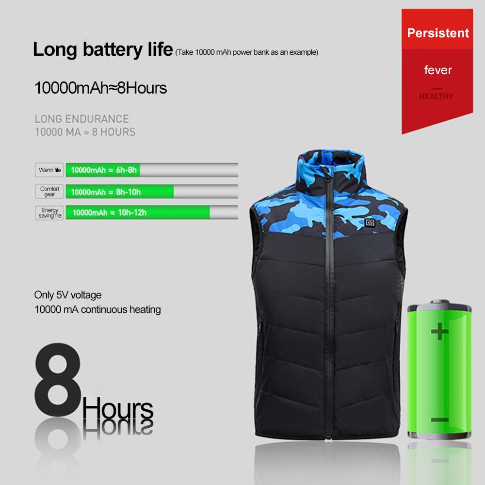 Winter Kinder USB Elektrische Heizung Jacke Warme Kleidung Jacke Für Skifahren Winter Wärme Jacke Xiaomi Mantel Heizung Für kind